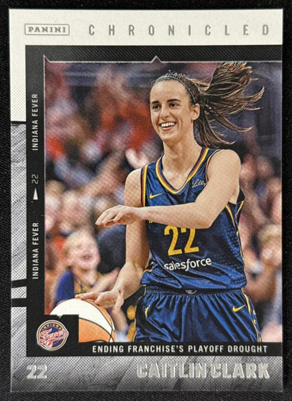 Caitlin Clark 2025 Panini Chronicled WNBA Fever 14 Sports Trading Card