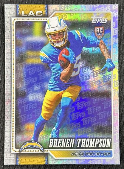 Brenen Thompson 2026 Topps Flagship Fanatics Foil Chargers