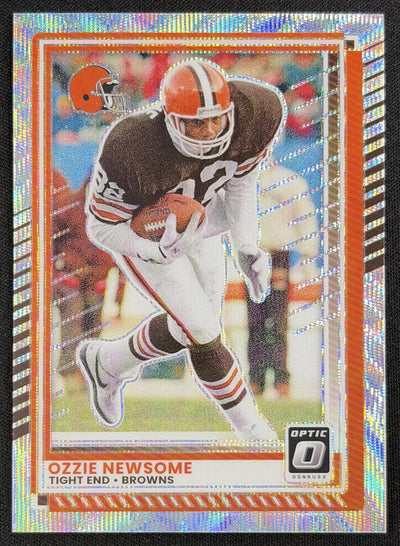 Ozzie Newsome 2025 Panini Donruss Optic Wave Prizm /300 Browns