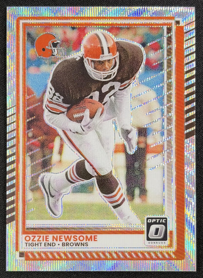 Ozzie Newsome 2025 Panini Donruss Optic Wave Prizm /300 Browns