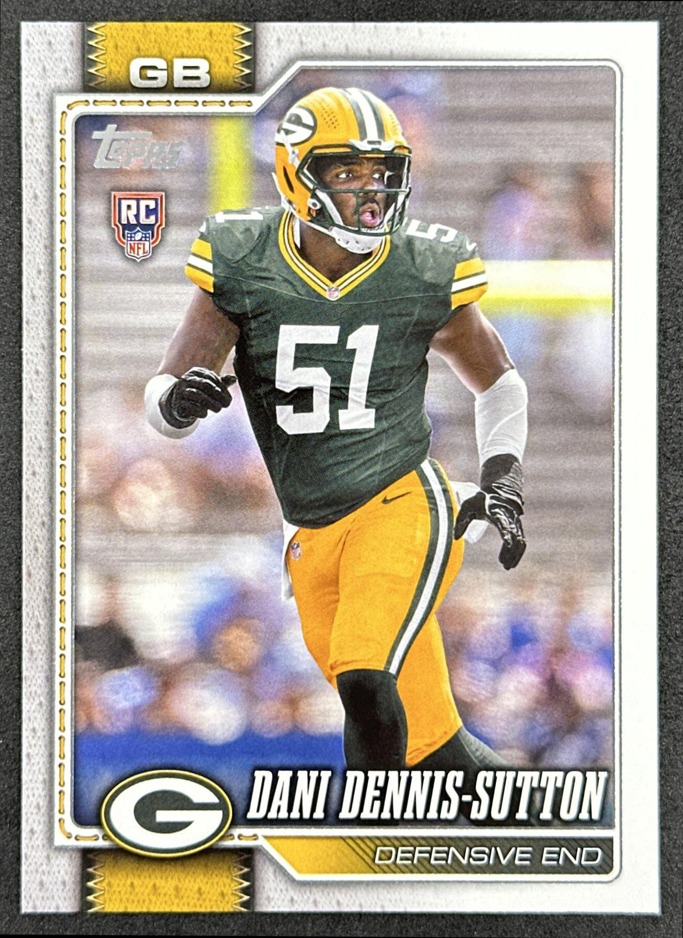 Dani Dennis-Sutton 2026 Topps Flagship Rookie Packers Sports Trading Cards