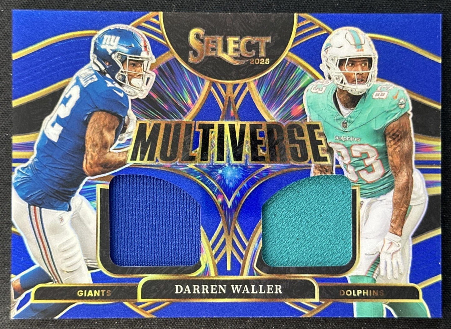 Darren Waller 2025 Panini Select Multiverse Jerseys Blue Prizm