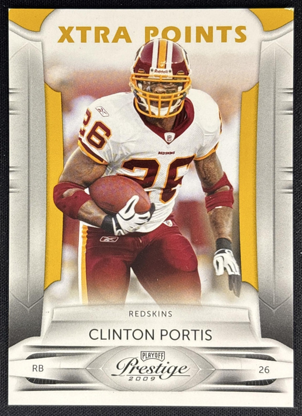Clinton Portis 2009 Panini Playoff Prestige Xtra Points Gold /250 Redskins