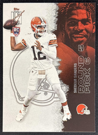 Shedeur Sanders 2025 Topps Signature Class Rookie Browns