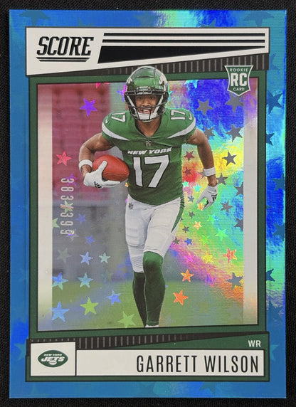 Garrett Wilson 2022 Panini Score Stars /399 Jets