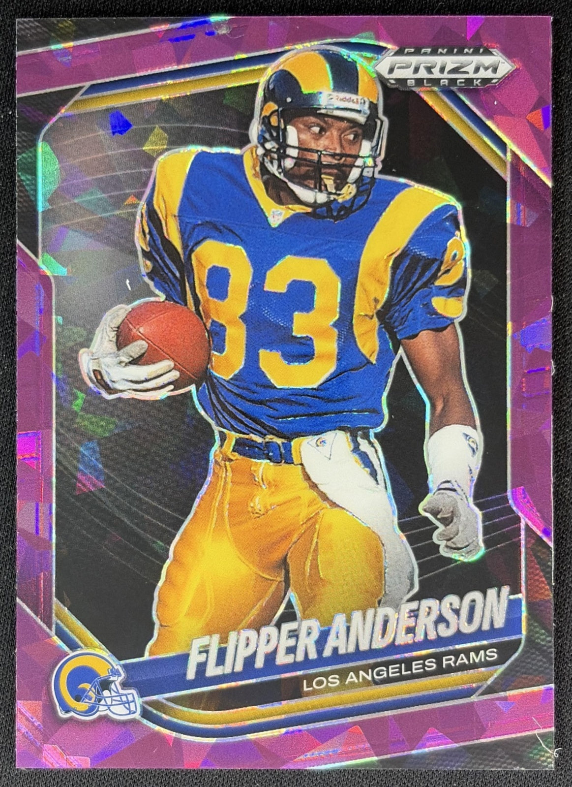 Flipper Anderson 2025 Panini Prizm Black Purple Ice /149 Rams