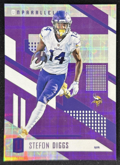 Stefon Diggs 2017 Panini Unparalleled Purple /99 Vikings