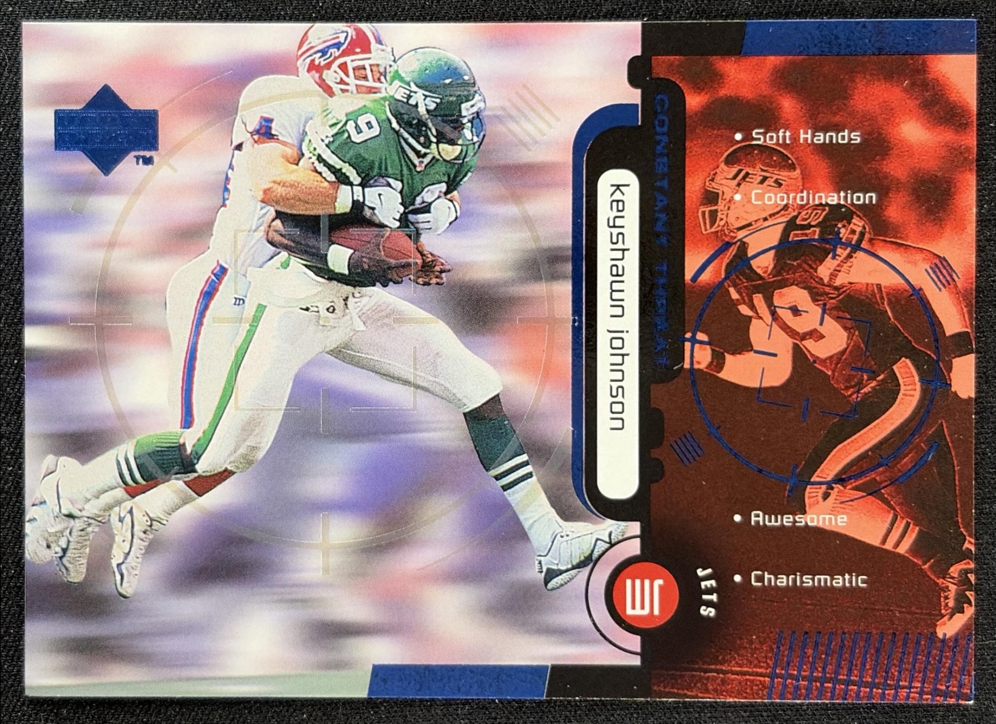 Keyshawn Johnson 1998 Upper Deck Constant Threat Jets
