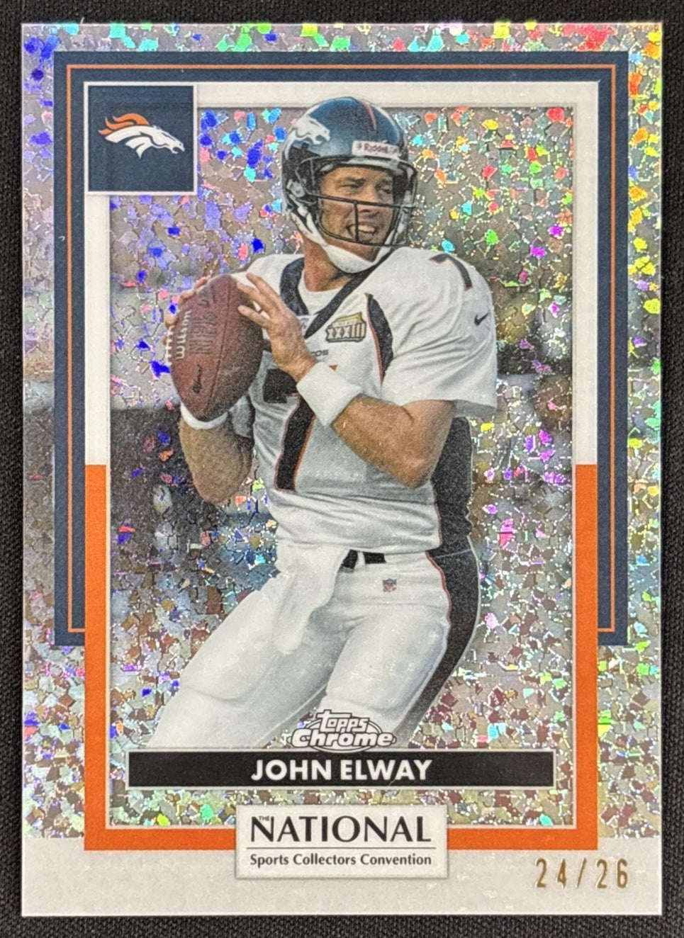 John Elway 2026 Topps NSCC Collection NFL Annual Refractor /26 Default Title Sports Trading Cards