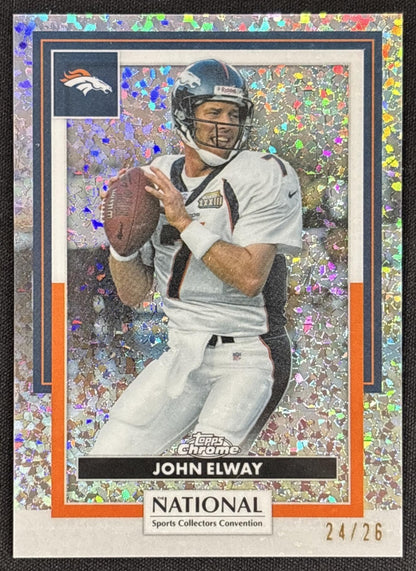 John Elway 2026 Topps NSCC Collection NFL Annual Refractor /26 Default Title Sports Trading Cards