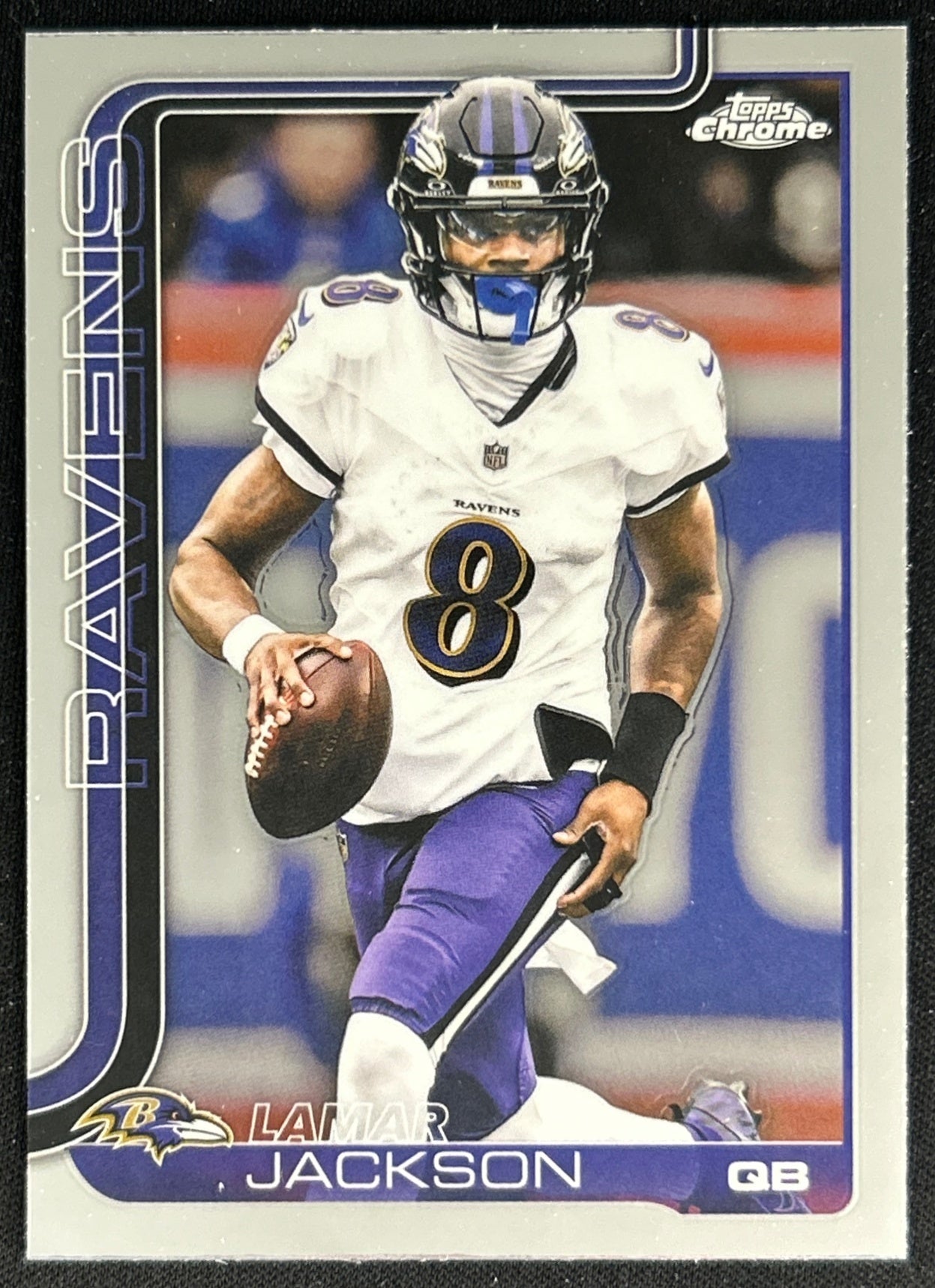 Lamar Jackson 2025 Topps Chrome Ravens Sports Trading Cards