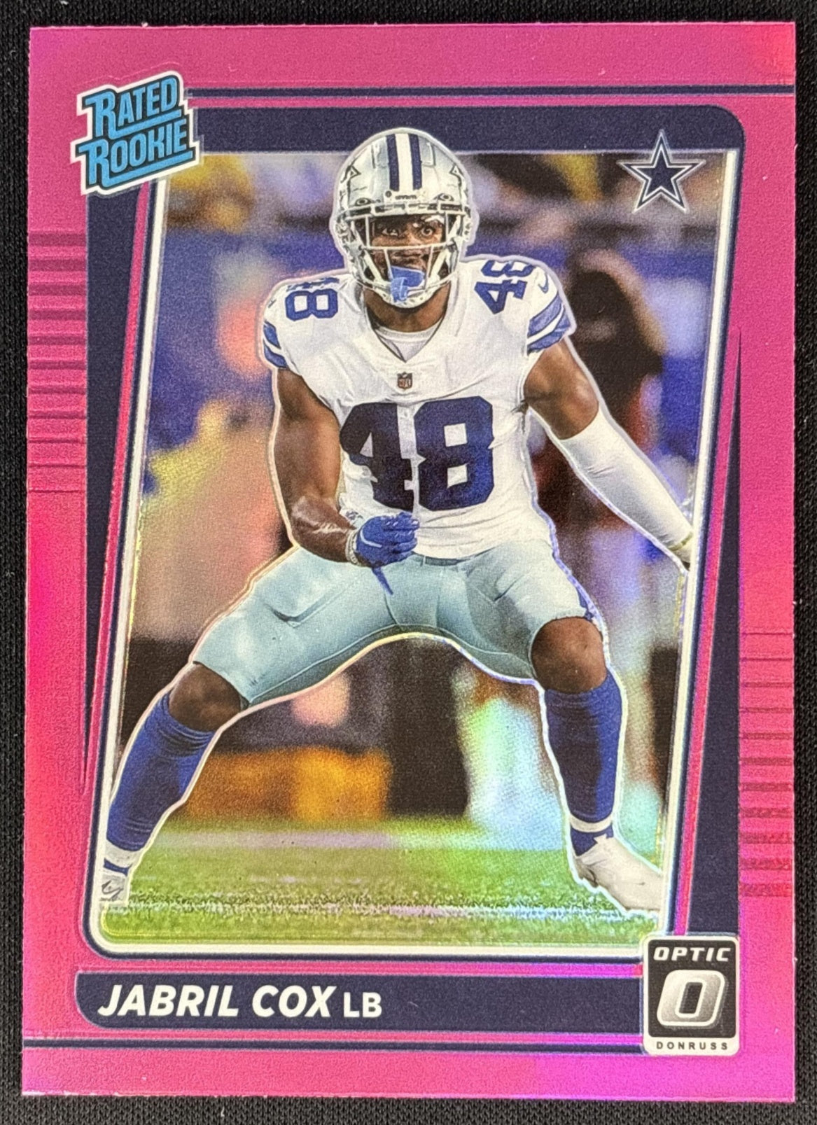 Jabril Cox 2021 Panini Donruss Optic Pink Cowboys