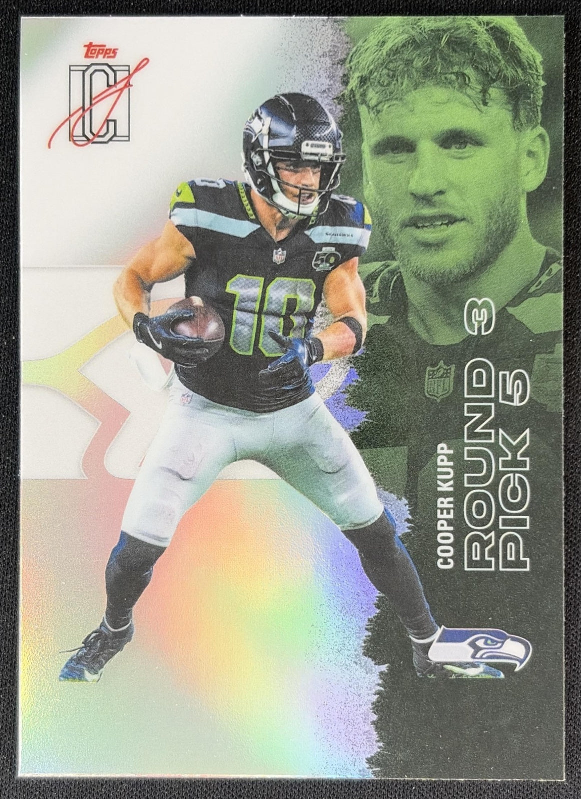 Cooper Kupp 2025 Topps Signature Class Chrome Veteran White Refractor Seahawks
