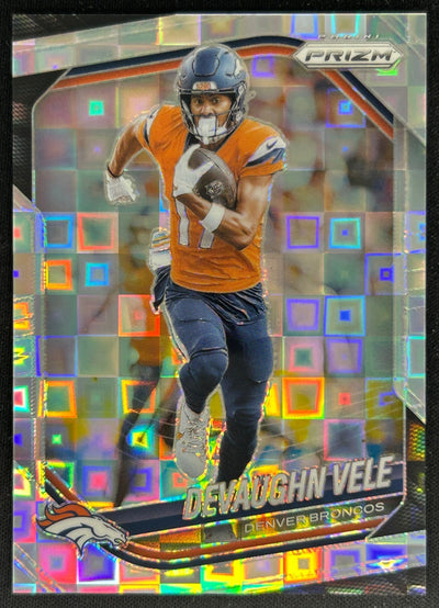 Devaughn Vele 2025 Panini Prizm Pandora /400 Broncos Sports Trading Cards