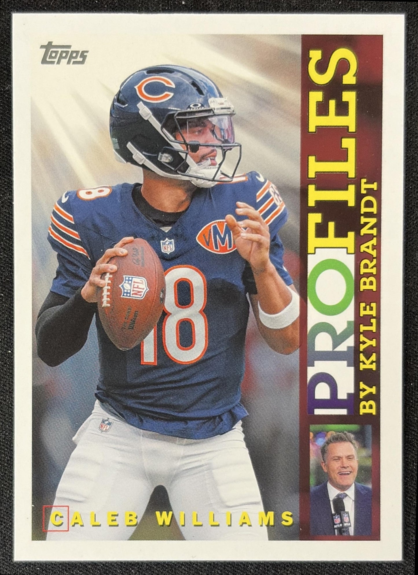 Caleb Williams 2026 Topps Profiles Bears front