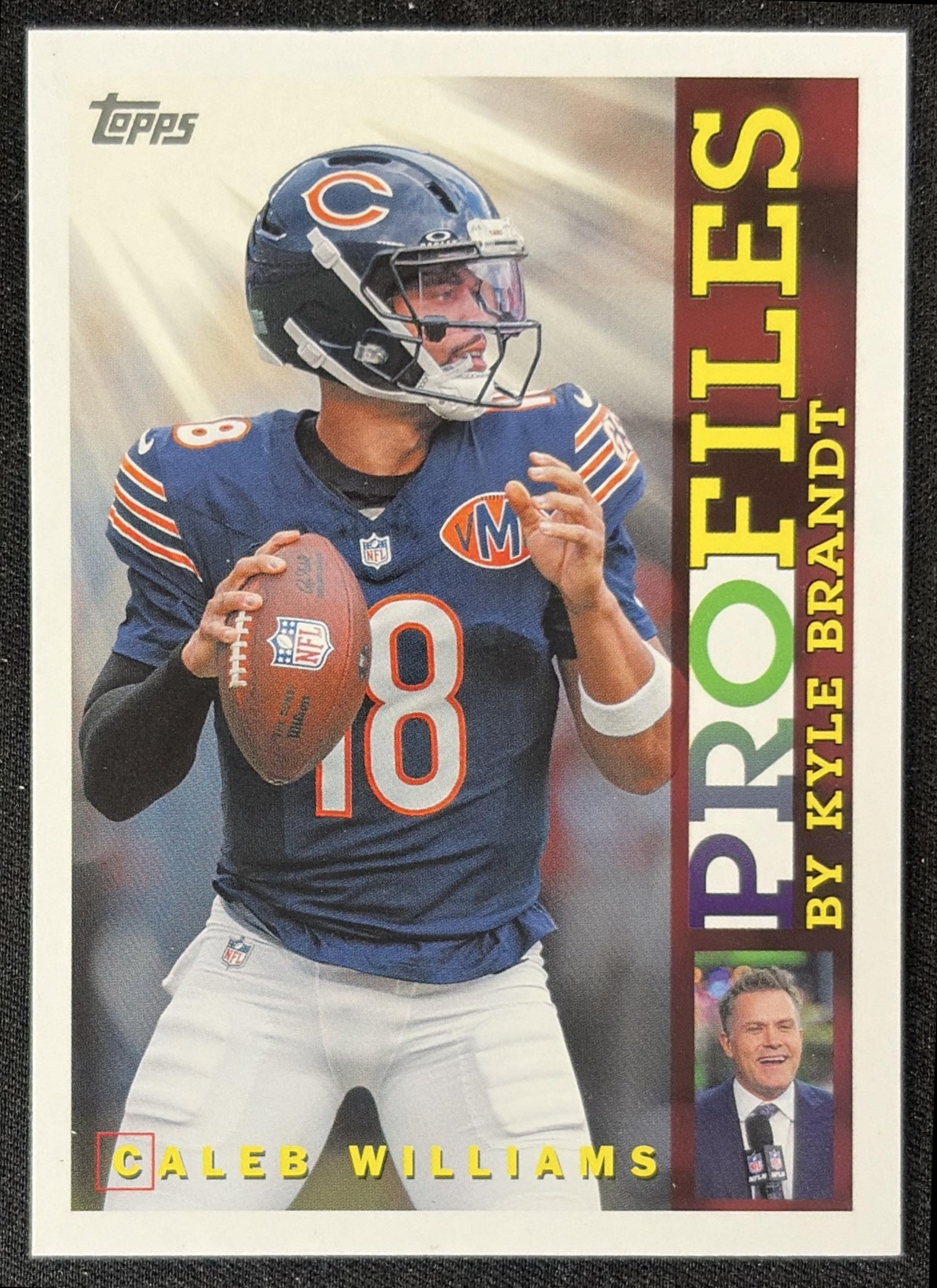 Caleb Williams 2026 Topps Profiles Bears front