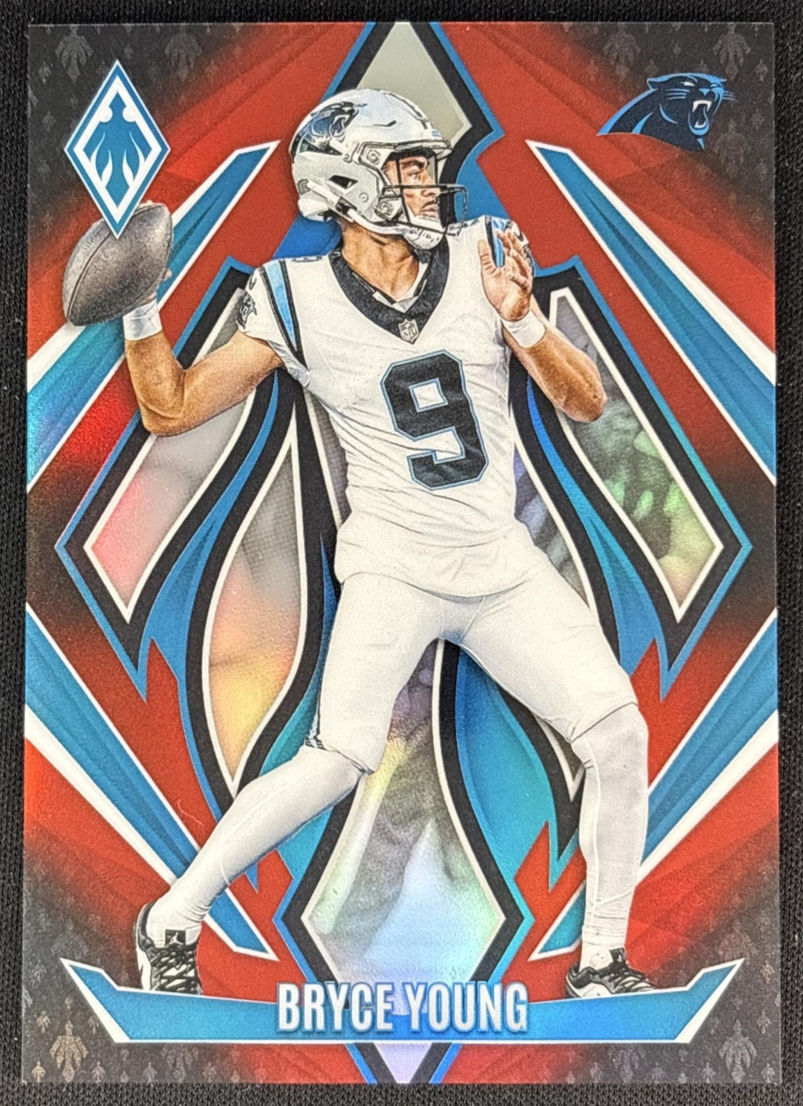 Bryce Young 2024 Panini Phoenix Red Fade /299 Panthers