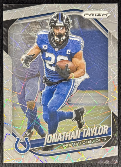 Jonathan Taylor 2025 Panini Prizm Lazer Colts Sports Trading Cards