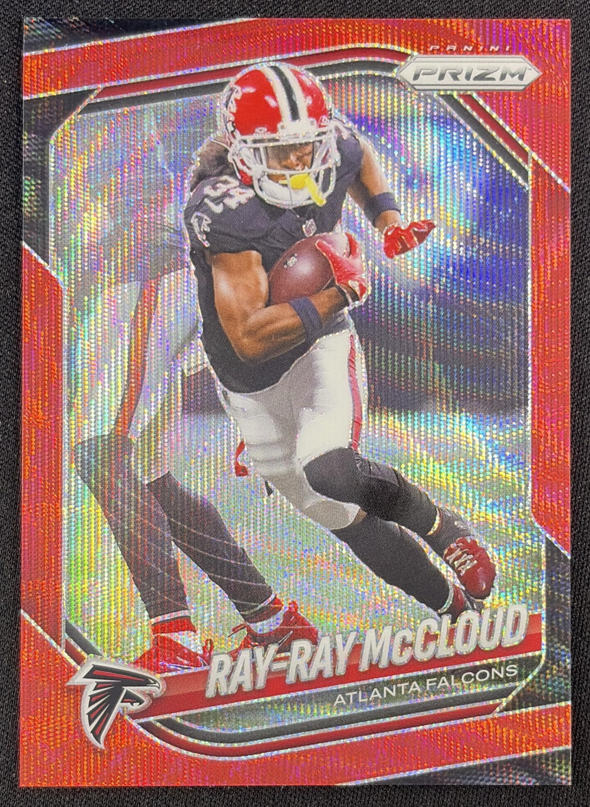 Ray-Ray McCloud 2025 Panini Prizm Red Wave /149 Atlanta Falcons