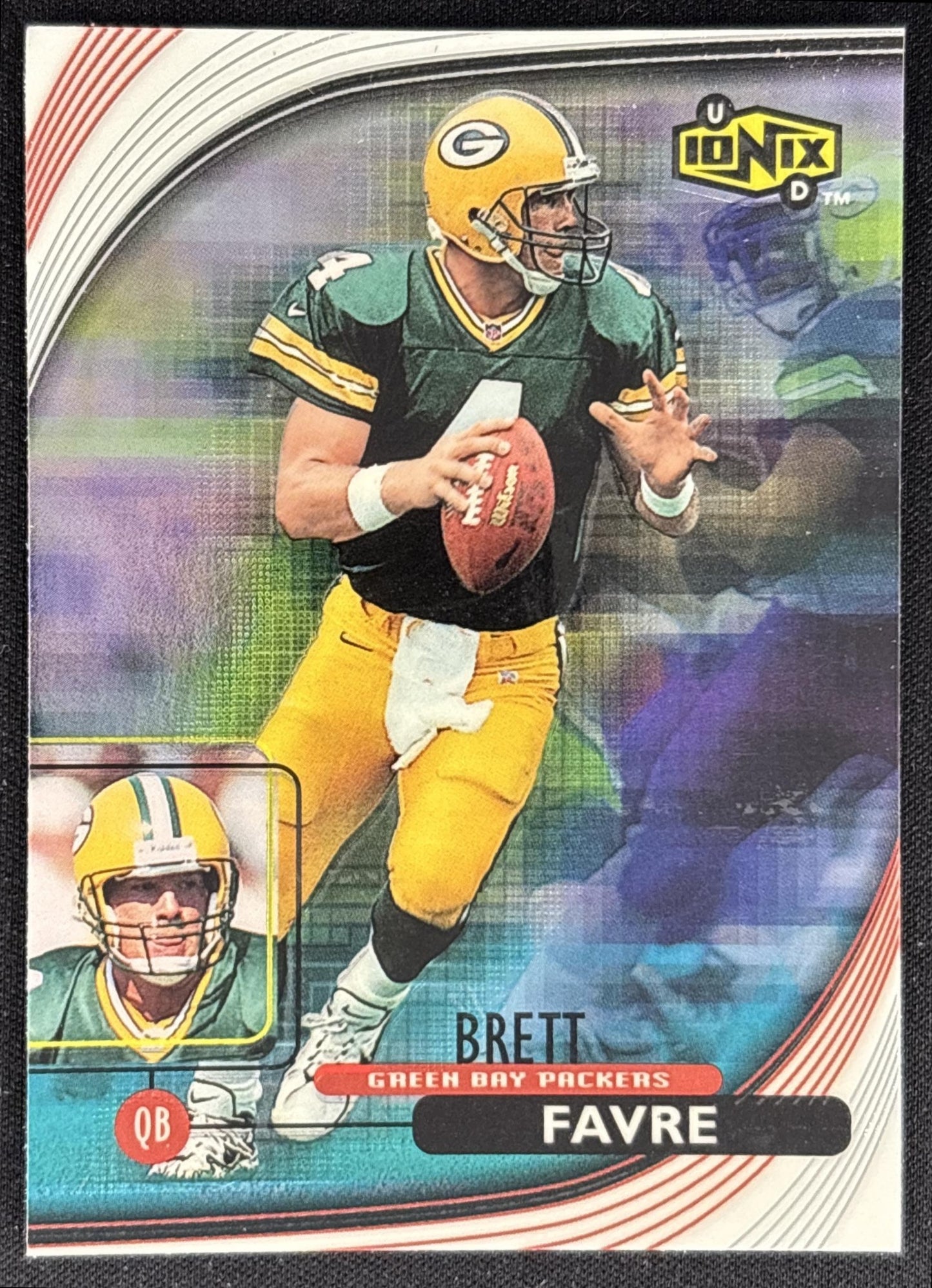 Brett Favre 1999 Upper Deck Ionix Packers front