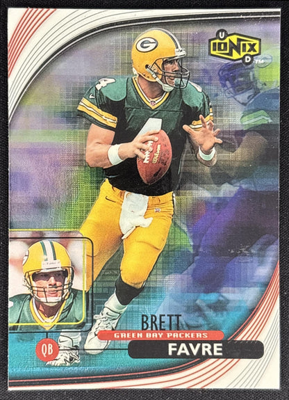 Brett Favre 1999 Upper Deck Ionix Packers front