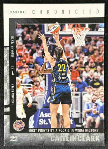 Caitlin Clark 2025 Panini Chronicled WNBA Fever 12 Sports Trading Card