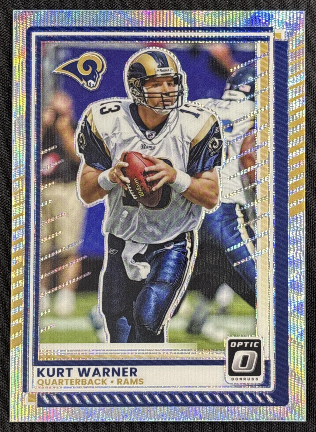 Kurt Warner 2025 Panini Donruss Optic Wave Prizm /300 Rams