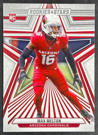 Max Melton 2024 Panini Rookies & Stars Cardinals Default Title Sports Trading Cards