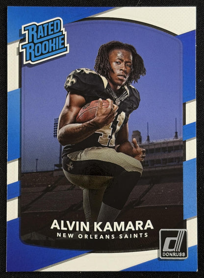 Alvin Kamara 2017 Panini Donruss Saints - front