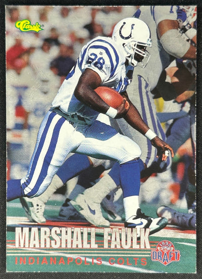 Marshall Faulk 1995 NFL Rookies Colts