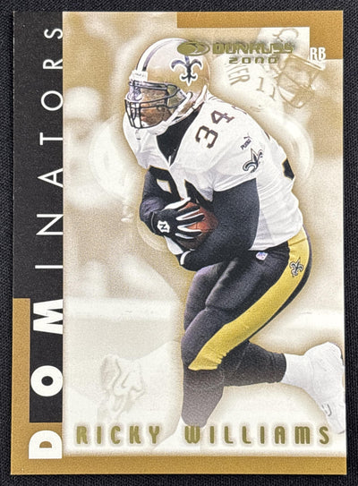Ricky Williams 2000 Donruss Dominators /5000 Saints Default Title Sports Trading Card