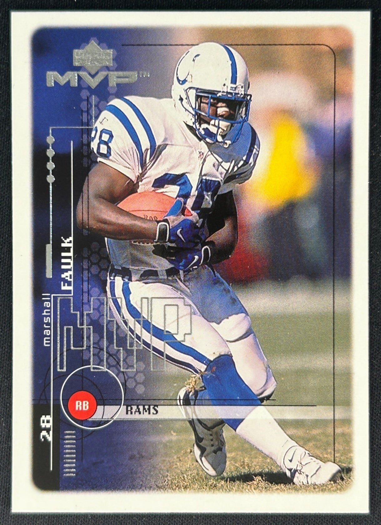Marshall Faulk 1999 MVP Rams Sports Trading Cards