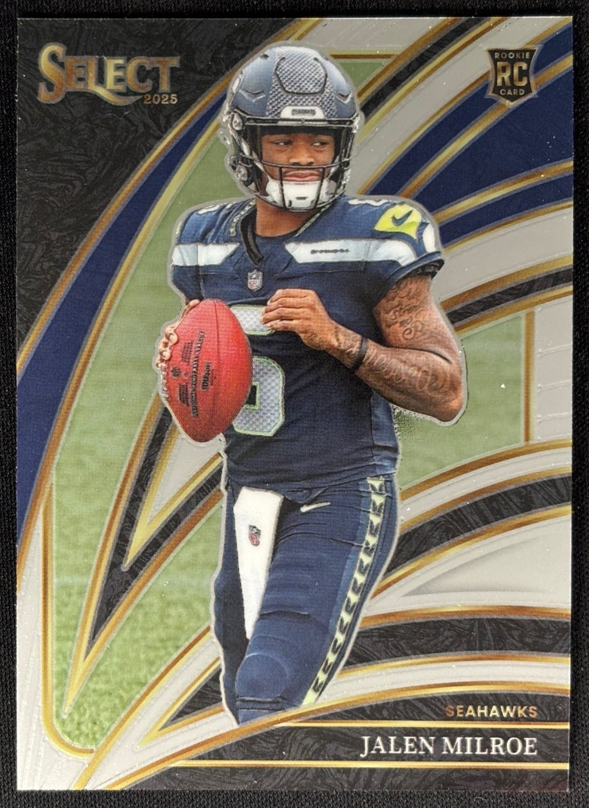 Jalen Milroe 2025 Select Club Level Seahawks Sports Trading Card