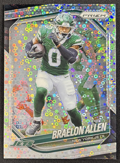 Braelon Allen 2025 Panini Prizm No Huddle Jets Sports Trading Card