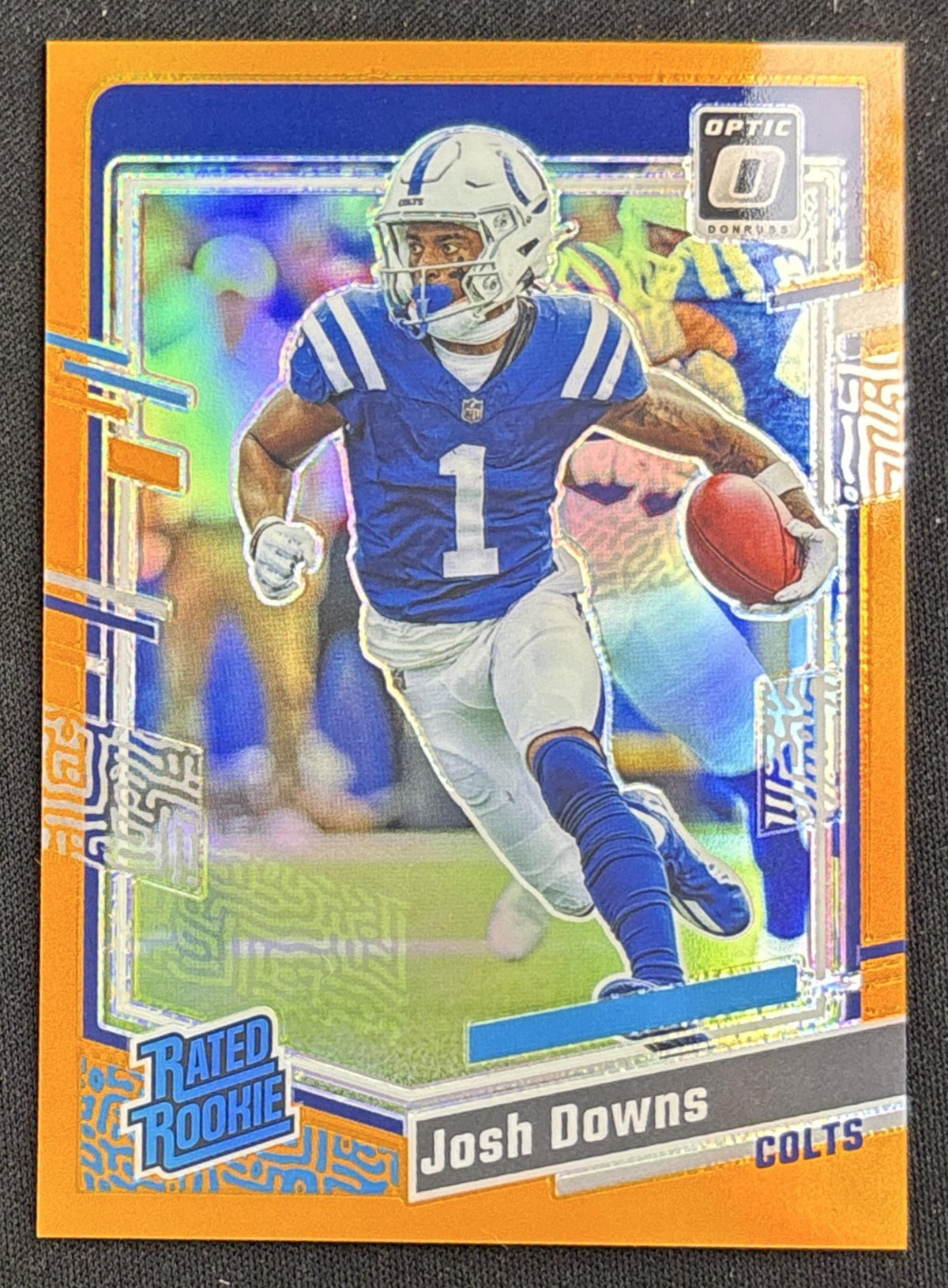 Josh Downs 2023 Panini Donruss Optic Orange Prizm /249 Colts