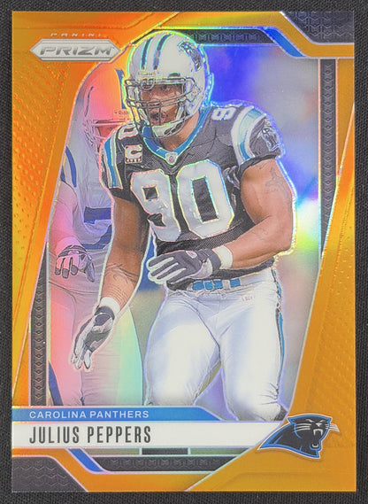Julius Peppers 2024 Panini Prizm Orange /249 Carolina Panthers