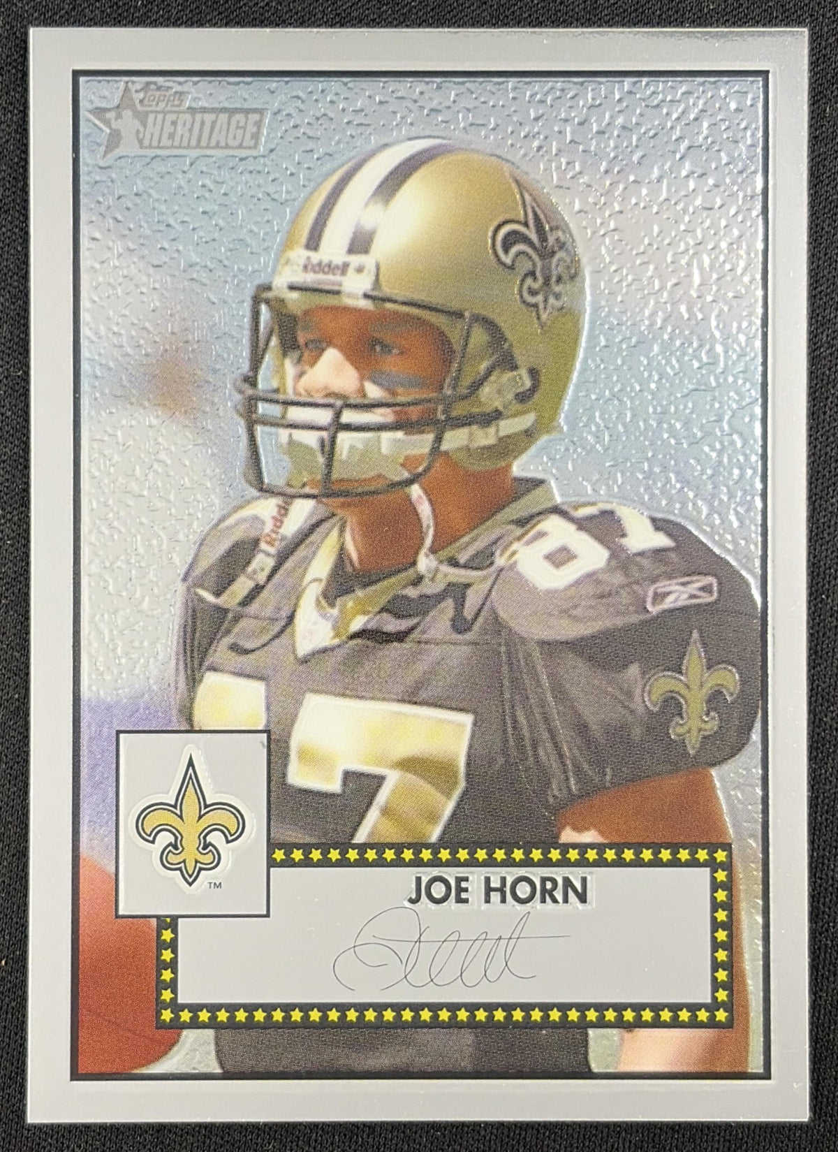 Joe Horn 2006 Topps Heritage Chrome /1952 Saints