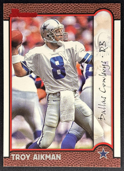 Troy Aikman 1999 Bowman Cowboys Sports Trading Card