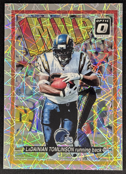 LaDainian Tomlinson 2018 Panini Donruss Optic MVP Sports Trading Cards