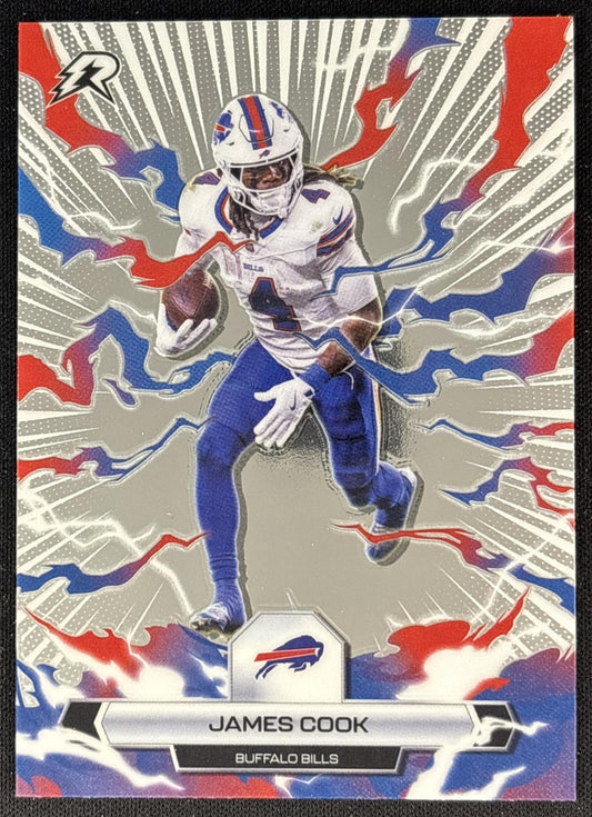 James Cook 2025 Topps Resurgence Bills Buffalo Bills front