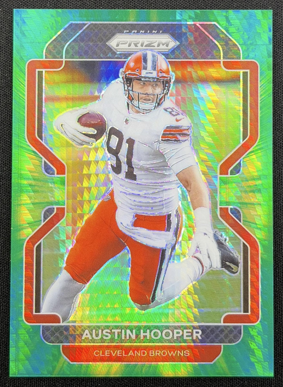 Austin Hooper 2021 Panini Prizm Hyper /175 Browns