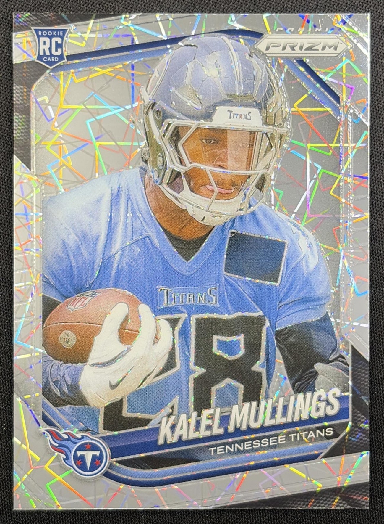 Kalel Mullings 2025 Panini Prizm Lazer Titans