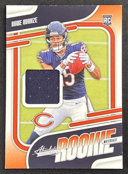 Rome Odunze 2024 Panini Absolute Rookie Materials Bears