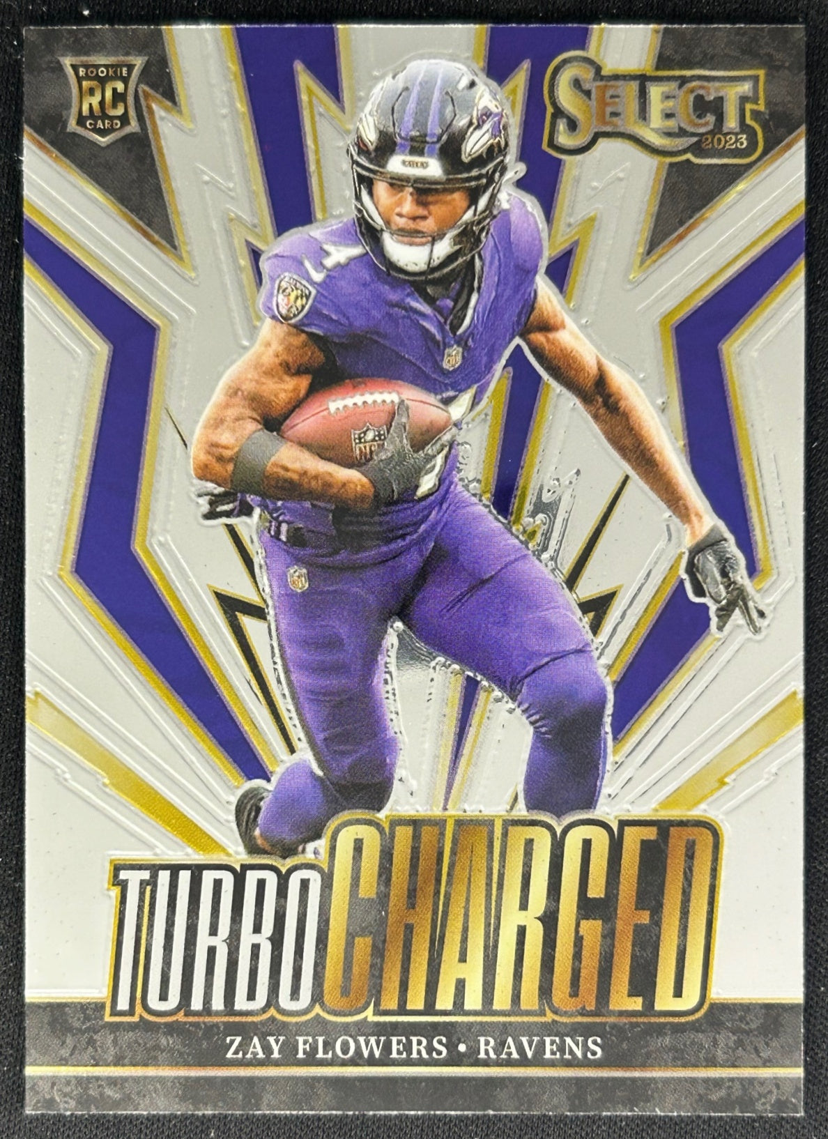 Zay Flowers 2023 Panini Select Turbocharged Ravens Sports Trading Cards