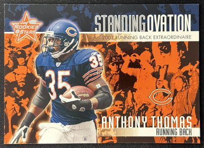 Anthony Thomas 2002 Leaf Rookies & Stars Standing Ovation /2500 Bears front