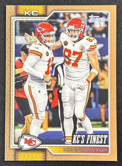 KC's Finest 2026 Topps Gold /2026 Chiefs