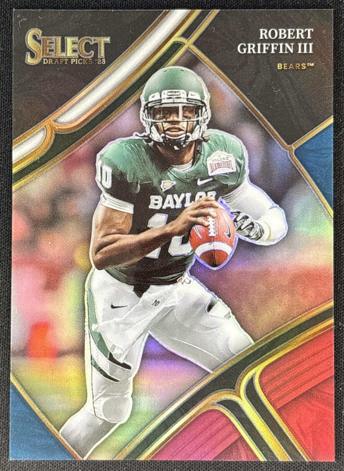 Robert Griffin III 2023 Panini Select Draft Picks Tri Color Prizm /199 Bears Sports Trading Cards