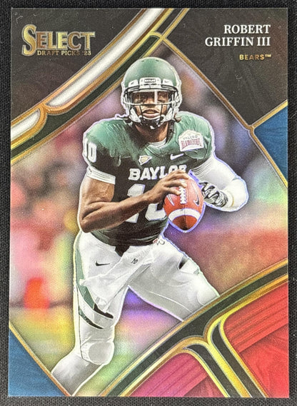 Robert Griffin III 2023 Panini Select Draft Picks Tri Color Prizm /199 Bears Sports Trading Cards