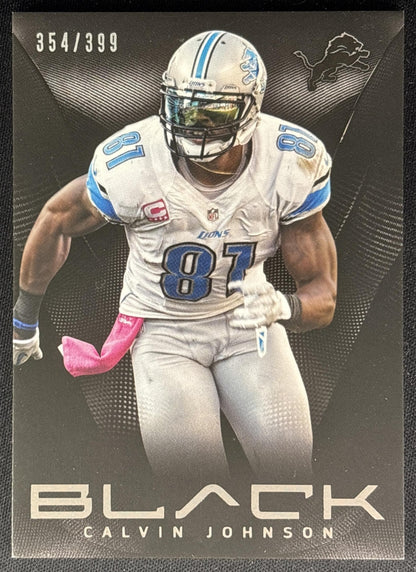 Calvin Johnson 2013 Panini Black /399 Lions 2 Sports Trading Cards