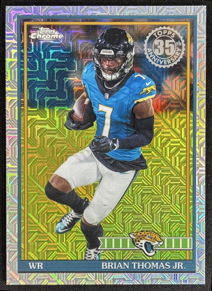 Brian Thomas Jr. 2026 Topps 1991 Chrome Mojo Refractor Jaguars